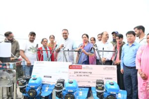 सुवाखोली में “सेवा संकल्प अभियान” के तहत कृषक रथ को मंत्री ने दिखाई हरी झंडी